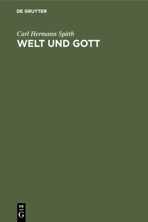 Welt und Gott