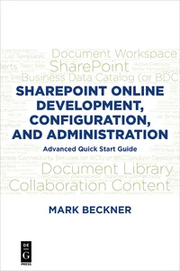 SharePoint Online Development, Configuration, and Administration_cover