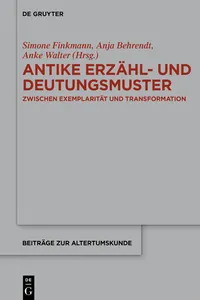 Antike Erzähl- und Deutungsmuster_cover