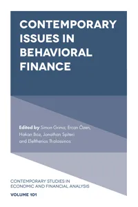Contemporary Issues in Behavioral Finance_cover