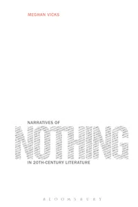 Narratives of Nothing in 20th-Century Literature_cover