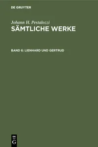 Lienhard und Gertrud_cover