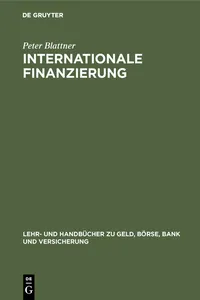 Internationale Finanzierung_cover