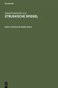 Etruskische Spiegel. Band 5_cover