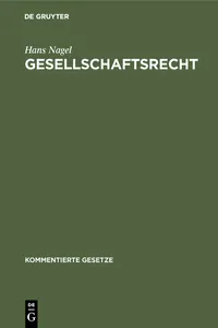 Gesellschaftsrecht_cover