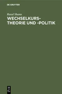 Wechselkurstheorie und -politik_cover