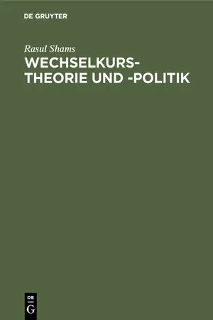 Wechselkurstheorie und -politik