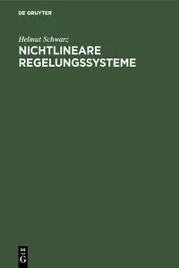 Nichtlineare Regelungssysteme_cover