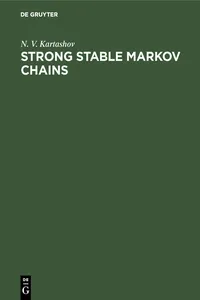 Strong Stable Markov Chains_cover