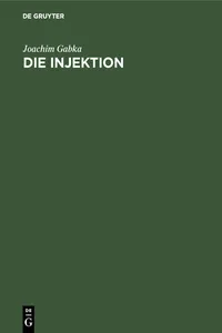 Die Injektion_cover