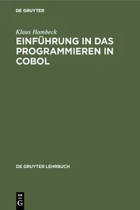 Einführung in das Programmieren in COBOL_cover