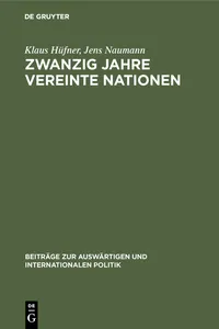 Zwanzig Jahre Vereinte Nationen_cover