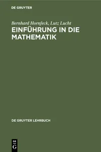 Einführung in die Mathematik_cover