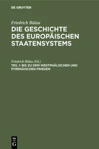 Bis zu dem Westphälischen und Pyrenäischen Frieden_cover