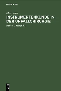 Instrumentenkunde in der Unfallchirurgie_cover