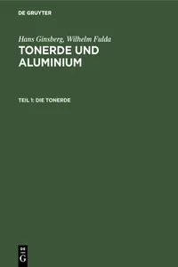 Die Tonerde_cover