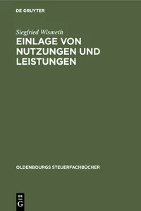 Einlage von Nutzungen und Leistungen_cover