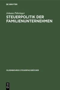 Steuerpolitik der Familienunternehmen_cover