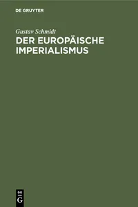 Der europäische Imperialismus_cover