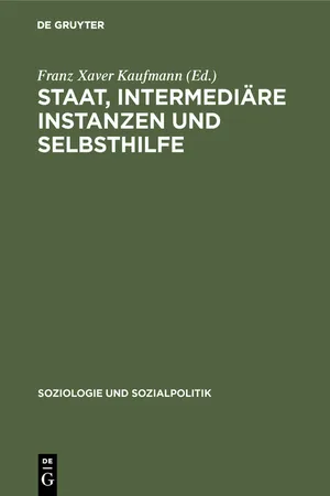 Staat, intermediäre Instanzen und Selbsthilfe