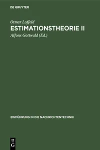 Estimationstheorie II_cover