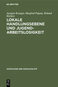 Lokale Handlungsebene und Jugendarbeitslosigkeit_cover