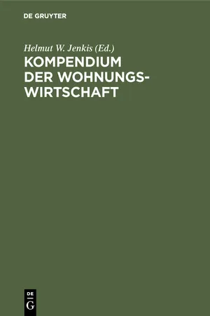 Kompendium der Wohnungswirtschaft