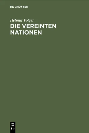 Die Vereinten Nationen