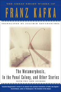 The Metamorphosis, in the Penal Colony and Other Stori_cover