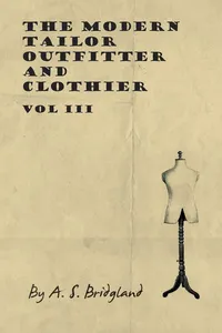 The Modern Tailor Outfitter and Clothier - Vol III_cover
