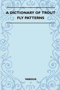 A Dictionary of Trout Fly Patterns_cover