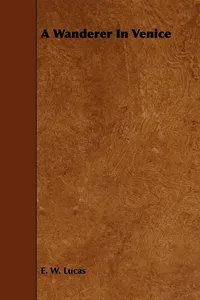 A Wanderer in Venice_cover