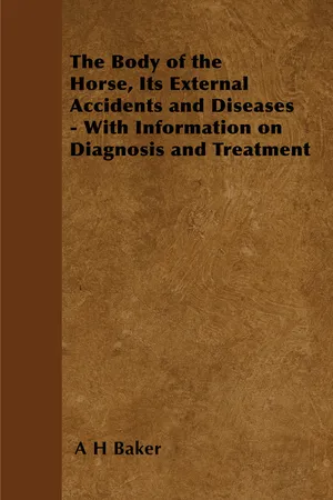 The Body of the Horse, Its External Accidents and Diseases - With Information on Diagnosis and Treatment