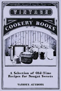 A Selection of Old-Time Recipes for Nougat Sweets_cover