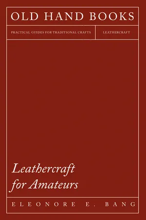 Leathercraft for Amateurs