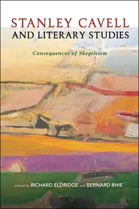 Stanley Cavell and Literary Studies_cover