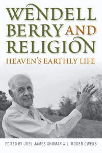 Wendell Berry and Religion_cover