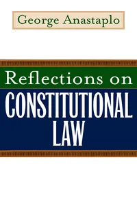 Reflections on Constitutional Law_cover