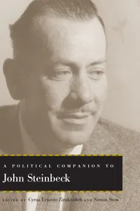 A Political Companion to John Steinbeck_cover