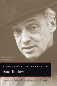 A Political Companion to Saul Bellow_cover