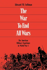 The War to End All Wars_cover