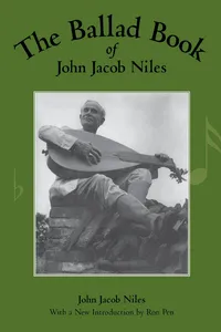 The Ballad Book of John Jacob Niles_cover