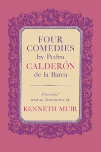 Four Comedies by Pedro Calderón de la Barca_cover