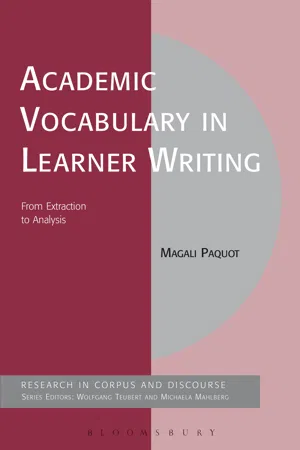 Academic Vocabulary in Learner Writing