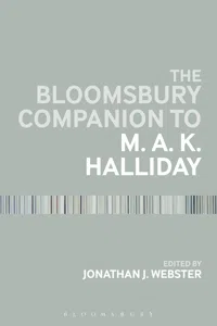 The Bloomsbury Companion to M. A. K. Halliday_cover