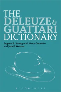 The Deleuze and Guattari Dictionary_cover