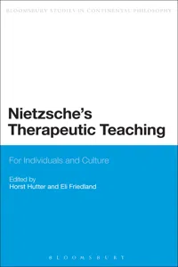 Nietzsche's Therapeutic Teaching_cover