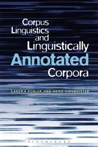 Corpus Linguistics and Linguistically Annotated Corpora_cover