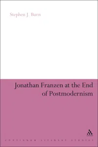 Jonathan Franzen at the End of Postmodernism_cover