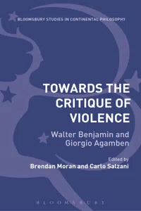 Towards the Critique of Violence_cover